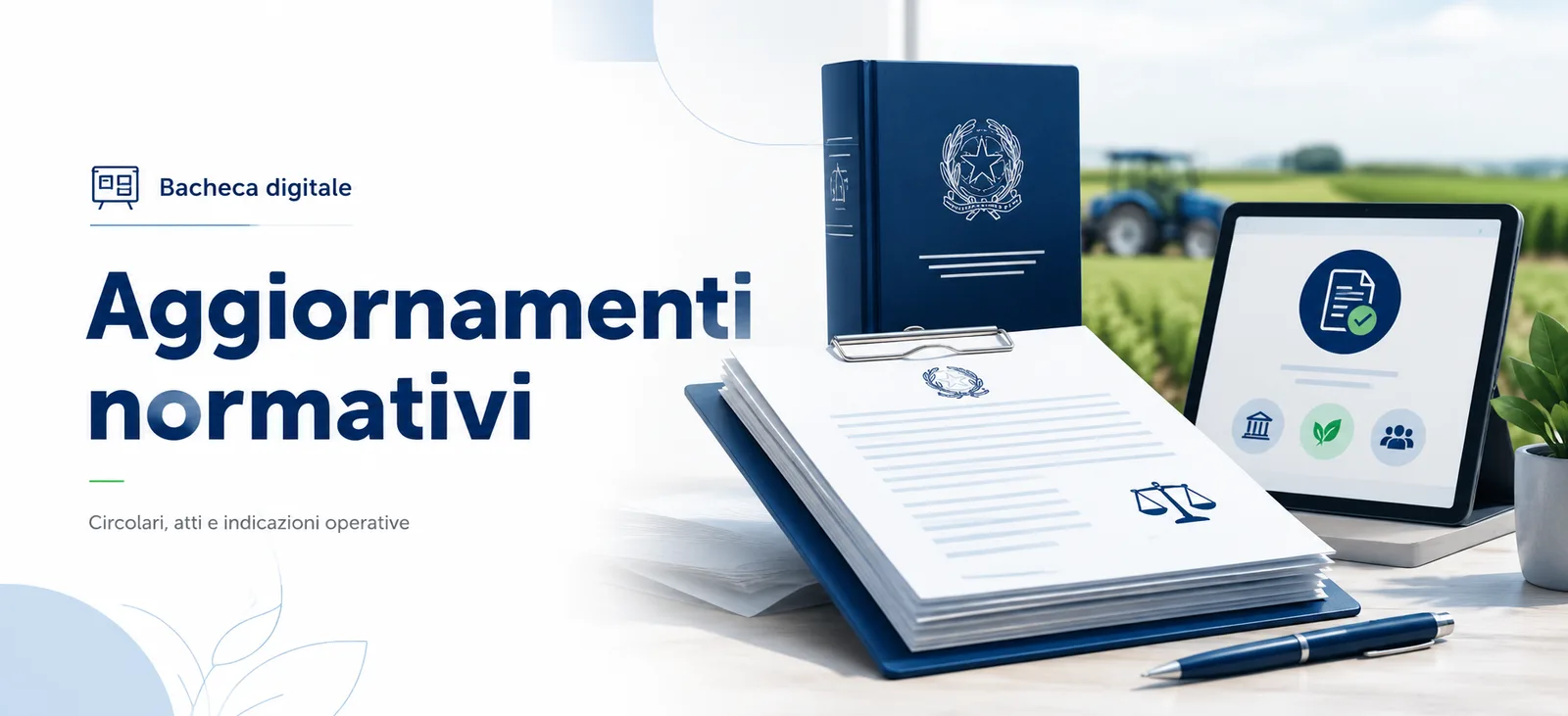 Aggiornamenti normativi. Circolari, atti e indicazioni operative. Vai all'area tematica.